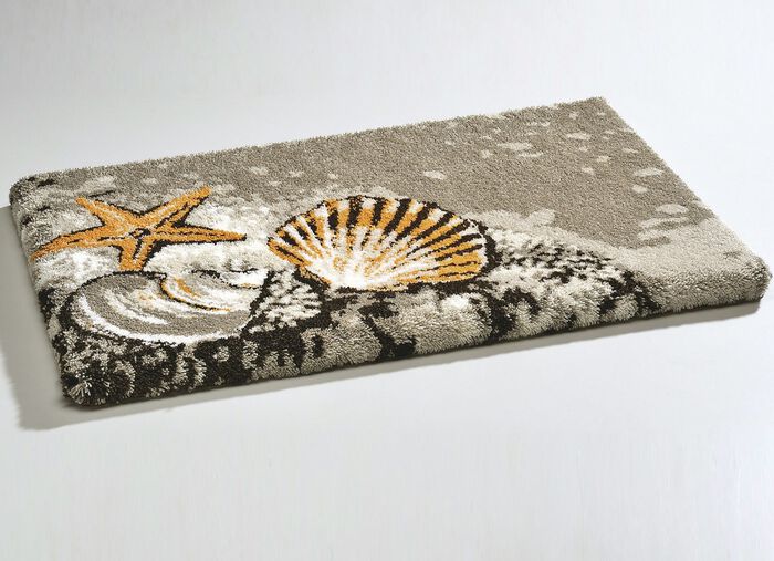 GRUND Badgarnitur mit rutschhemmender Latex-R&uuml;ckseite SAND