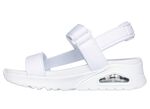 SKECHERS Sandale aus dehnbarem Textilmaterial WEISS