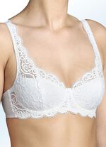 Triumph Amourette Bügel-BH mit Elastikspitze WEISS