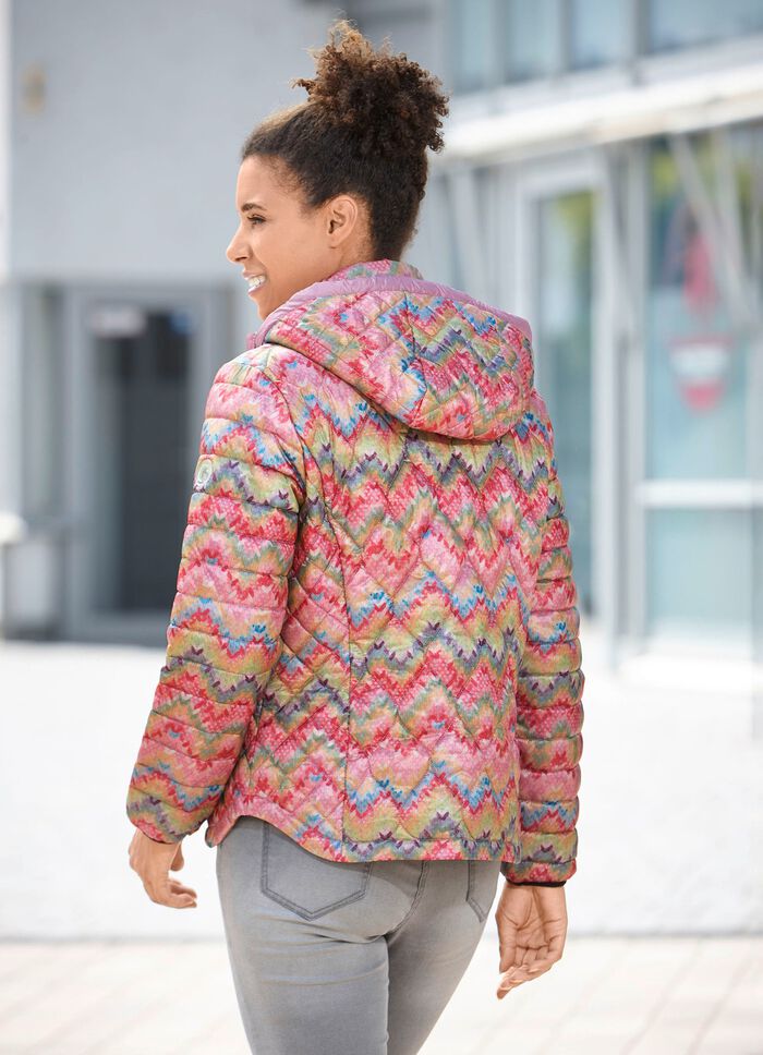 Funktions-Kurzjacke mit farbbrillantem Inkjet-Druck 