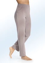 Hose mit zwei Schubtaschen TAUPE