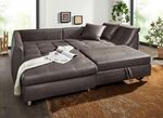 Polsterecke mit Bettfunktion ANTHRAZIT