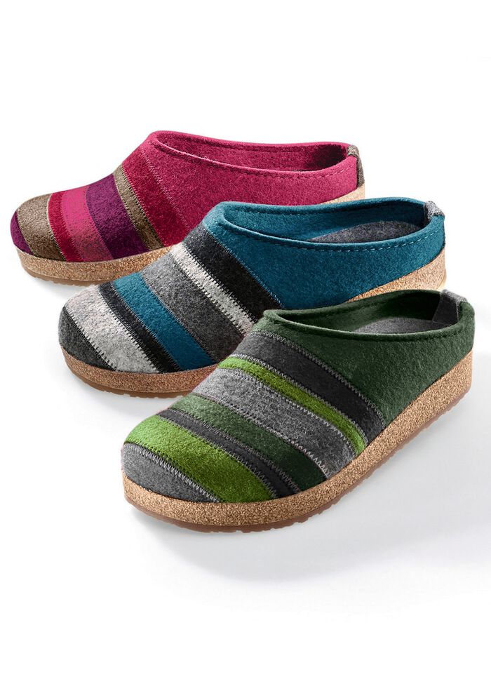 Haflinger Hausschuh aus Wollfilz 