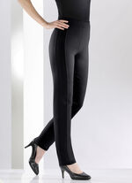 Hose mit figurg&uuml;nstiger Teilungsnaht SCHWARZ