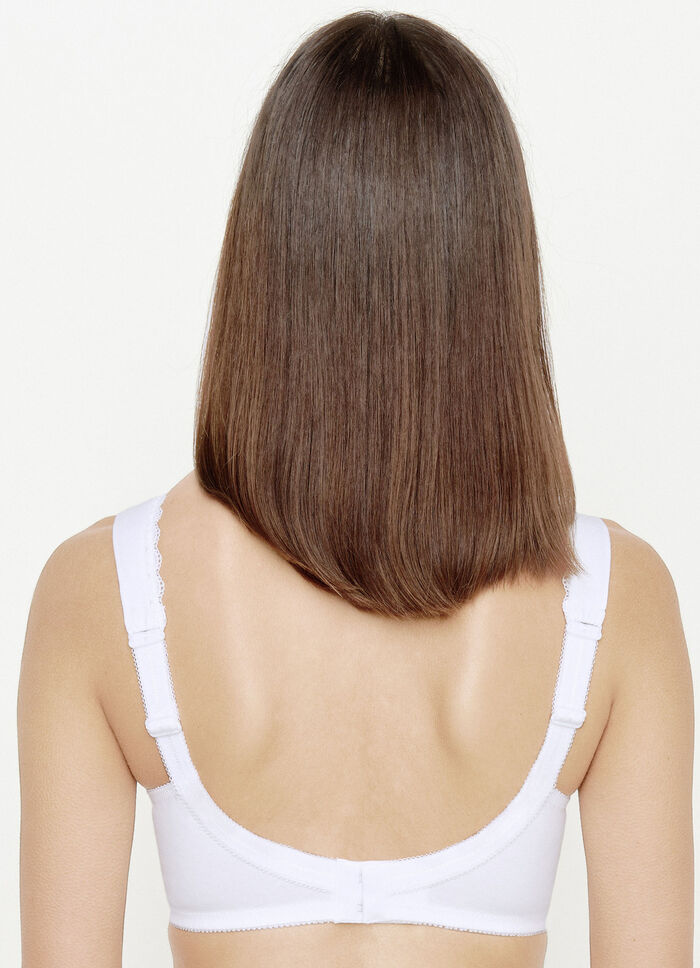 Susa BH mit Spitzenabschluss WEISS