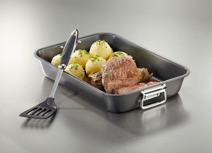 Auflaufform zum Braten oder Backen aus robustem Karbon-Stahl 