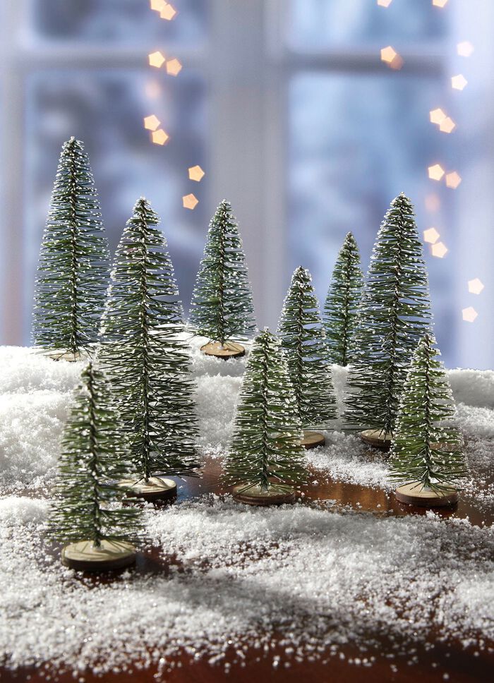 Tischdeko Tannenb&auml;umchen, 9er-Set 