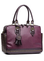 Collezione Alessandro Tasche mit trendigen Ziernieten BORDEAUX