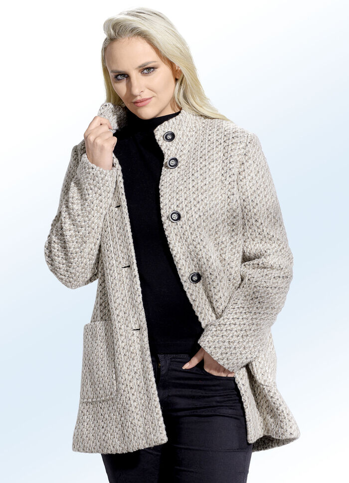 Jacke mit Knopfleiste 