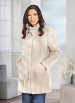 Jacke mit aparter Kragenl&ouml;sung 