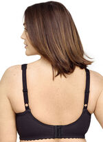 Glamorise St&uuml;tz-BH mit Stickereispitze SCHWARZ