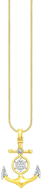 Anker Anhänger in Bicolor