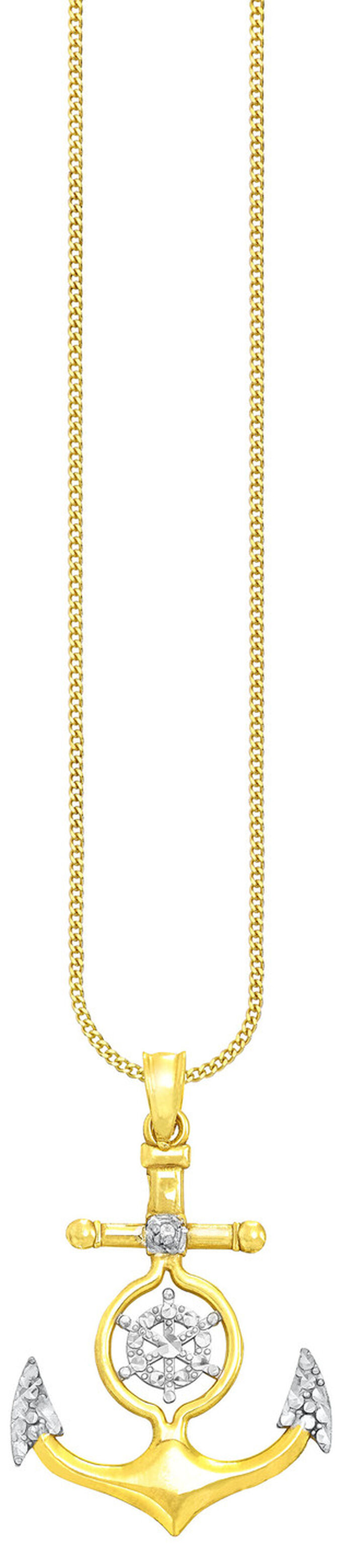 Anker Anhänger in Bicolor