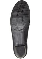 ELENA EDEN, eleganter Damen-Trotteur, Weite G, mit herausnehmbarem Fu&szlig;bett SCHWARZ