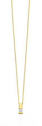 Edler Anh&auml;nger in Gelbgold mit Brillant 