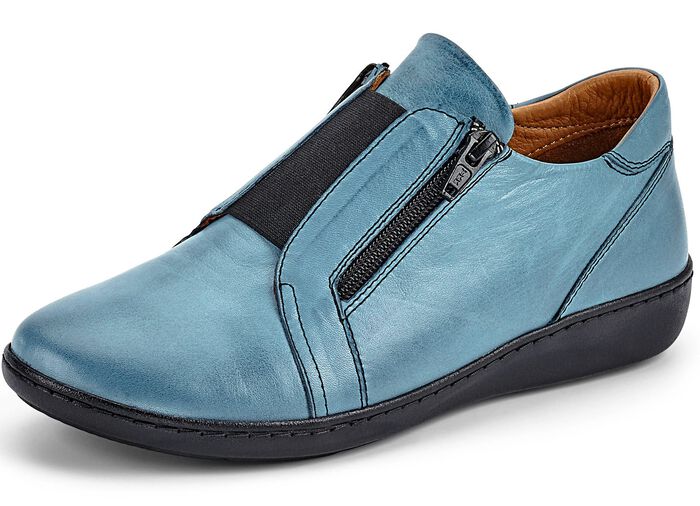 Gemini Slipper mit praktischem Gummizug JEANSBLEU