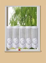 Kurzstore Stiefm&uuml;tterchen mit Stangendurchzug WEISS