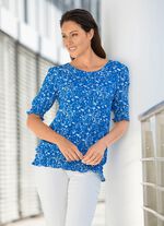 Bezauberndes Shirt mit Smokverarbeitung 