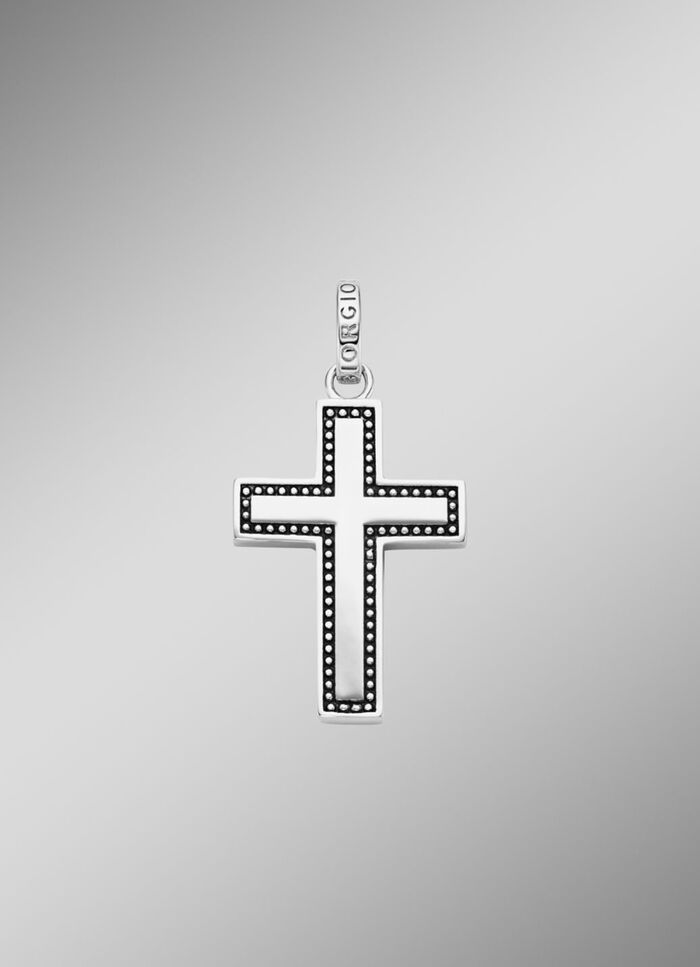 Zeitloser Anhänger in Kreuzform