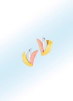 Ohrstecker in  Tricolor 