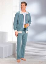 Hausanzug mit Ripp-Optik 