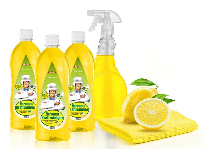 Universal-Kraftreiniger-Set, 5-teilig, zur Beseitigung von hartn&auml;ckigem Schmutz 