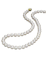 Luxuriöse Halskette mit Akoya-Perlen