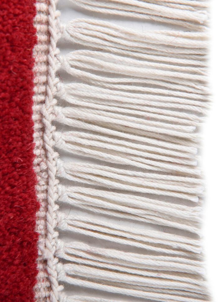 Handgekn&uuml;pfte Br&uuml;cken, Teppiche und Galerien aus 100% Schurwolle ROT