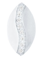 Schicke Ohrstecker mit synth. Zirkonia 