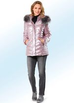 Jacke in Metallic-Optik 