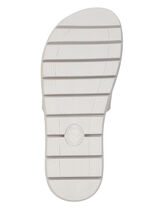 ELENA EDEN, stylische Damen-Pantoletten, Weite H, mit herausnehmbarem Fußbett BEIGE