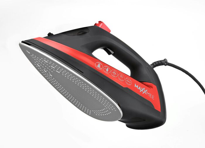 Dauer-Dampfb&uuml;geleisen mit 3-Kammer-System ROT