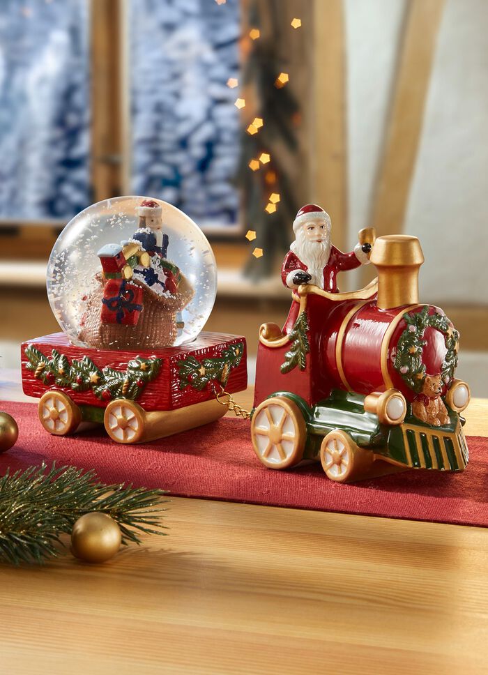 Schneekugel-Zug aus Porzellan von Villeroy & Boch 