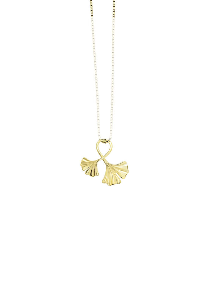 Eleganter Ginkgoblatt-Anhänger 