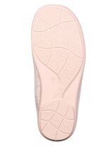 Laurina, klassische Damen-Hausschuhe, mit herausnehmbarem Fu&szlig;bett BEIGE