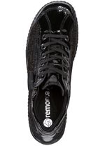 Remonte Schn&uuml;r-Bootie aus Crashlack 