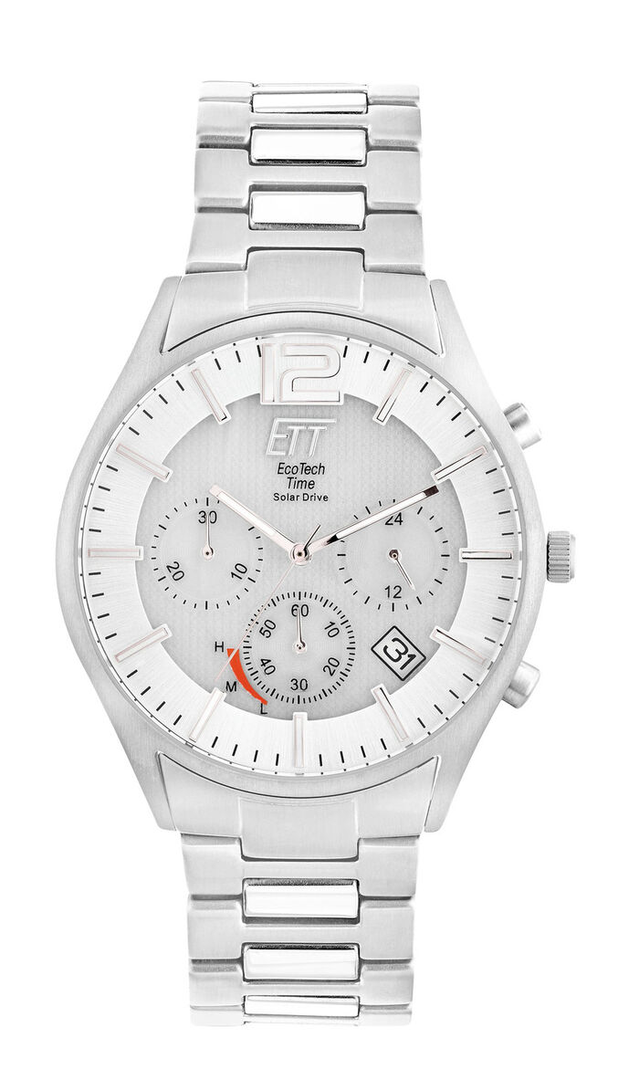 Sportlicher Solar-Herrenchronograph mit Titanbandgeh&auml;use 