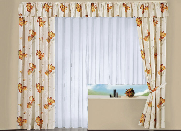 Übergardinen-Garnitur mit Universalschienenband TERRA