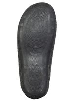 Laurina, trendige Damen-Hausschuhe, Weite H, mit Leo-Druck ANTHRAZIT-GRAU