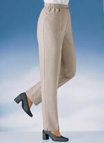 Hose in Schlupfform in 10 Farben SAND MELIERT