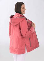 Funktionsjacke mit Rei&szlig;verschluss an den Seitenschlitzen 