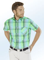 Kariertes Hemd mit Brusttasche 