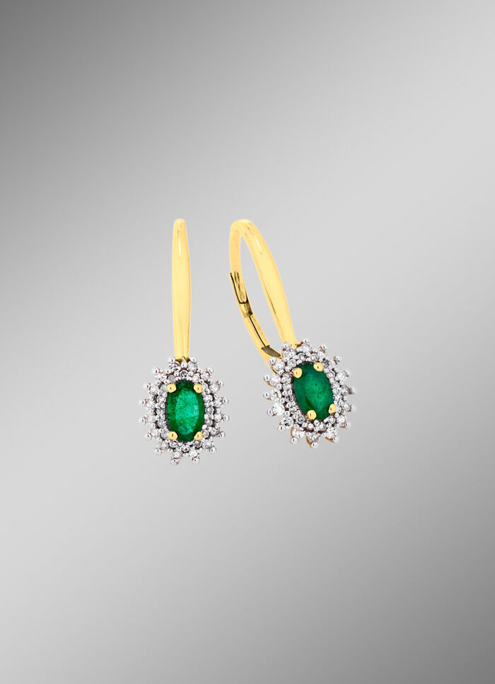 Ohrringe mit Diamanten 