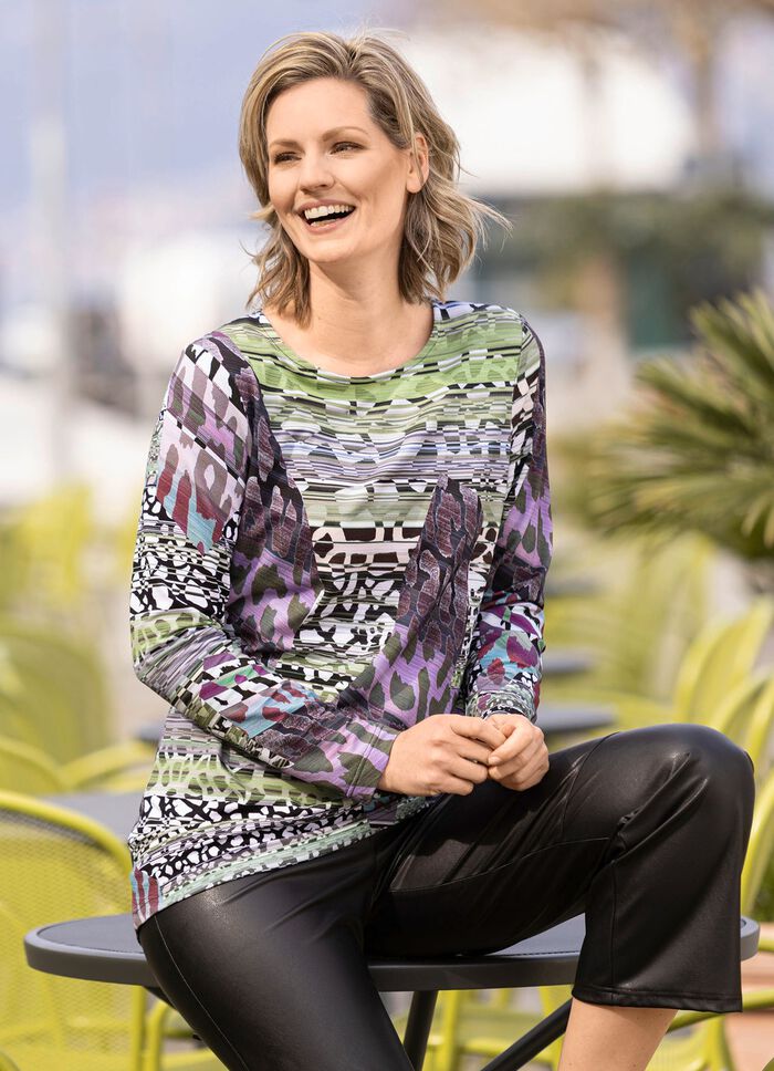 Shirt mit farbbrillantem Inkjet-Druck 