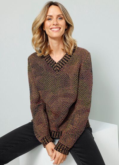 Pullover in Grobstrick 