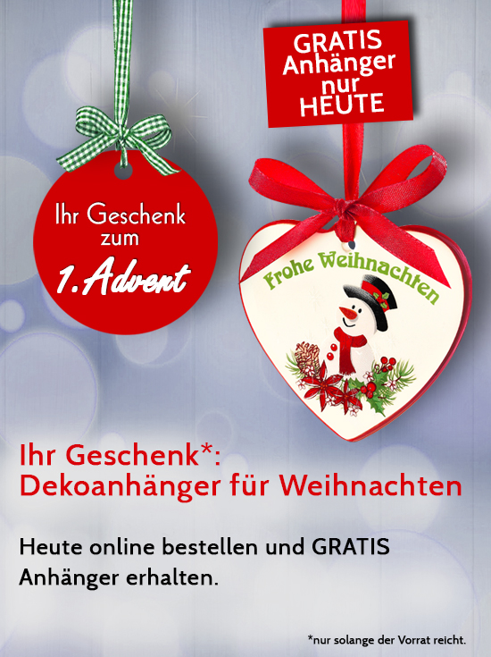 Bestellen Sie heute und erhalten Sie automatisch dieses Geschenk gratis! Bestellen Sie heute und erhalten Sie automatisch dieses Geschenk gratis!