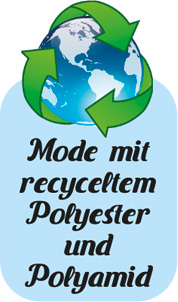 Logo_Modemitrecyceltem Polyester und Polyamid