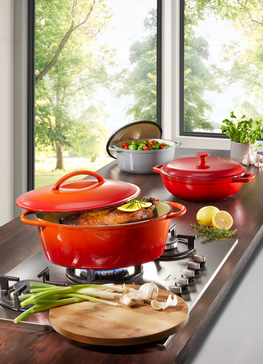CHG Bräter ECOpremium Emaillierter Aroma-Bräter M Produktbild-Vorschau 3